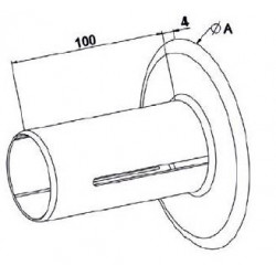 Flasque de guidage coulissante Ø138 ZF A504 tube ZF 45