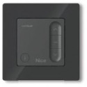 Emetteur Domi mural Nice 1 canal noir - DOMIW1B