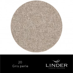 Rideau Linder Boreal à œillets  - Gris perle