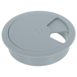 Cache Passe-fils rond Ø60 mm gris Prunier PFGP796 - 1 pièce