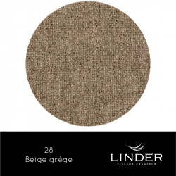 Rideau thermique Linder Boreal à œillets  - Beige Grège