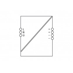 Alimentation 24V DC réglable - 10A rail DIN Wago 2587-2146 schema