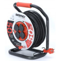 Enrouleur métal H07RN-F3G D1,5mm² Debflex 50 m 4 prises IP44 - 605203