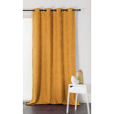Rideau thermique Linder à œillets Alaska Jaune Moutarde - 140X260cm