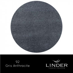 Rideau thermique Linder à œillets Gris Anthracite