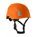Casque de protection non aéré orange 1 jugulaire EN397 - Singer HIMA2O