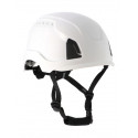 Casque de protection non aéré blanc 1 jugulaire EN397 - Singer HIMA2W
