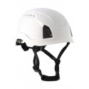 Casque protection aéré blanc 2 jugulaires EN397/12492 - Singer HIMAW