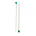 Aiguilles à tricoter 4,5 mm – 25 cm – Gris perle - Prym 191429