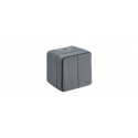 Double va et vient saillie Cyklone étanche Debflex anthracite - 730423