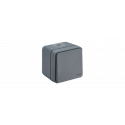 Poussoir en saillie Cyklone étanche Debflex anthracite - 730427