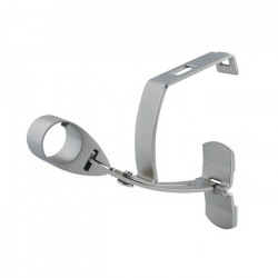 Support tringle à rideaux pour volet roulant - Nickel mat - D20