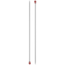 Aiguilles à tricoter 5 mm – 40 cm – Gris perle - Prym 191478