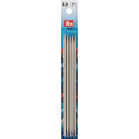 Aiguilles à tricoter Prym 2 pointes 15 cm – 3 mm – Gris perle