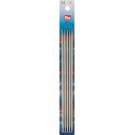 Aiguilles à tricoter Prym 2 pointes 20 cm – 3,50 mm – Gris perle