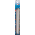 Aiguilles à tricoter Prym 2 pointes 20 cm – 5,00 mm – Gris perle