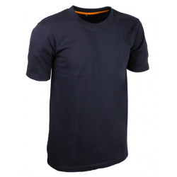 Tee-shirt coton bleu manches courtes Singer SHIRTBLEU03 - T.L/XL