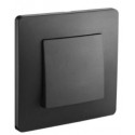 Va et vient Caly Debflex interrupteur 10A noir intense mat - 749580