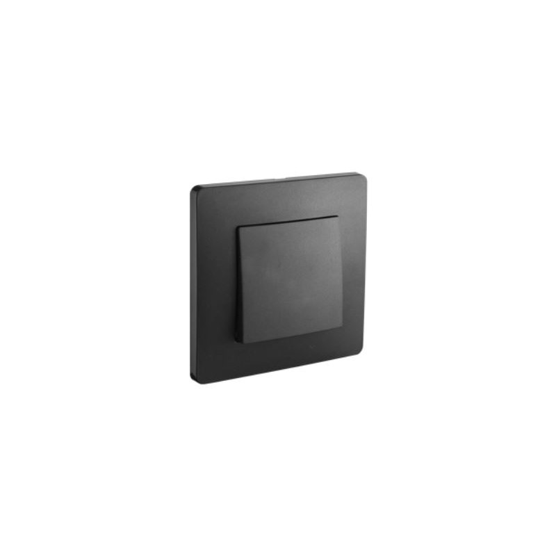 Bouton poussoir Caly 10A noir intense mat - Debflex 749563 Bouton poussoir Caly 10A noir intense mat - Debflex 749563