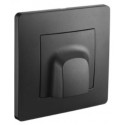 Sortie de câble Caly Debflex encastrée noire intense mat - 749573