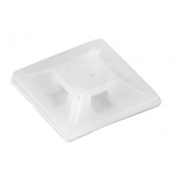 Embase adhésive pour collier 3.6 mm - Debflex 702401 - 25 pièces