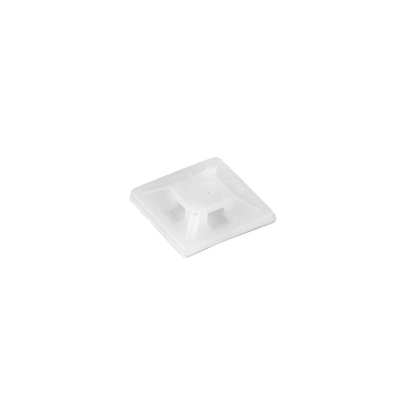 Embase adhésive pour collier 3.6 mm - Debflex 702401 - 25 pièces