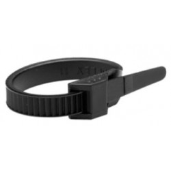 Collier autobloquant noir 6x115 mm - Debflex 709012 - 25 pièces