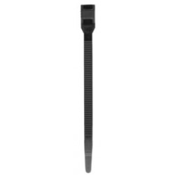 Collier autobloquant noir 6x115 mm - Debflex 709012 - 25 pièces