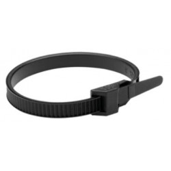 Collier autobloquant noir 6x180 mm - Debflex 709020 - 100 pièces