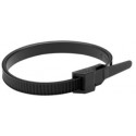 Collier autobloquant Debflex noir 6x180 mm - 709022 - 25 pièces