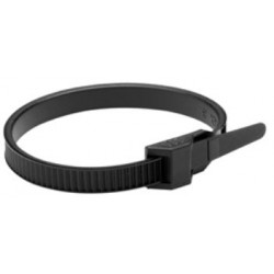 Collier autobloquant noir 6x180 mm - Debflex 709022 - 25 pièces