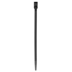 Collier autobloquant noir 6x180 mm - Debflex 709022 - 25 pièces