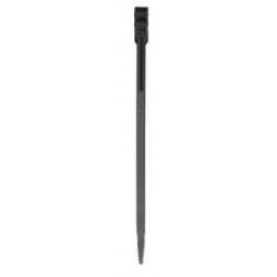 Collier autobloquant noir 9x260 mm - Debflex 709032 - 25 pièces
