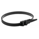 Collier autobloquant Debflex noir 9x350 mm - 709040 - 100 pièces
