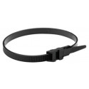Collier autobloquant Debflex noir 9x350 mm - 709042 - 25 pièces