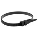 Collier autobloquant Debflex noir 9x350 mm - 709043 - 50 pièces