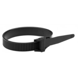 Collier autobloquant noir 9x180 mm - Debflex 709062 - 25 pièces