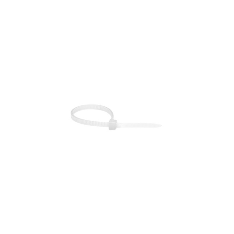 Collier autobloquant incolore 2.5x100 mm - Debflex 709084 - 25 pièces Collier autobloquant incolore 2.5x100 mm - Debflex 709084 - 25 pièces