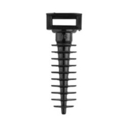 Embase à cheville pour collier 9 mm - Debflex 709570 - 10 pièces
