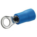 Cosse à œillet Debflex pré-isolée D4 mm bleue - 711010 - 10 pièces