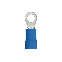 Cosse à œillet pré-isolée D4 mm bleue - Debflex 711010 - 10 pièces