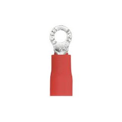 Cosse à œillet pré-isolée D3 mm rouge - Debflex 711011 - 10 pièces