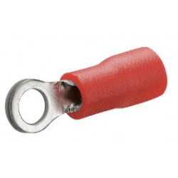 Cosse à œillet pré-isolée D3 mm rouge - Debflex 711011 - 10 pièces