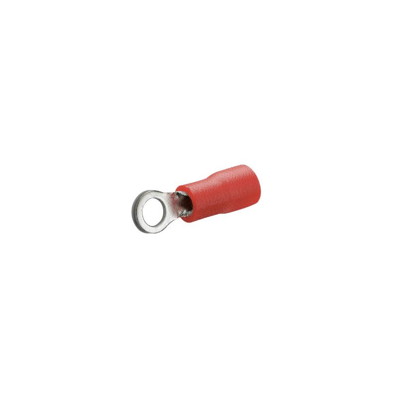Cosse à œillet pré-isolée D3 mm rouge - Debflex 711011 - 10 pièces