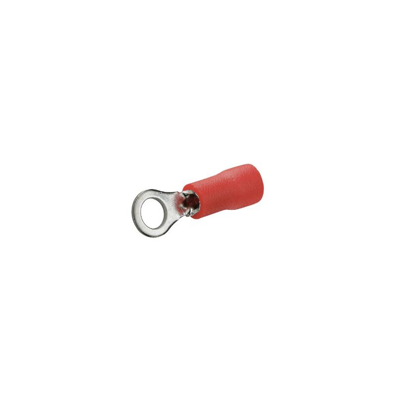 Cosse à œillet pré-isolée D4 mm rouge - Debflex 711012 - 10 pièces
