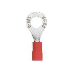 Cosse à œillet pré-isolée D6 mm rouge - Debflex 711015 - 10 pièces
