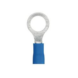 Cosse à œillet pré-isolée D8 mm bleue - Debflex 711019 - 10 pièces