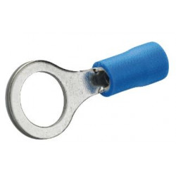 Cosse à œillet pré-isolée D8 mm bleue - Debflex 711019 - 10 pièces