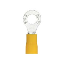 Cosse à œillet pré-isolée D6 mm jaune - Debflex 711022 - 10 pièces