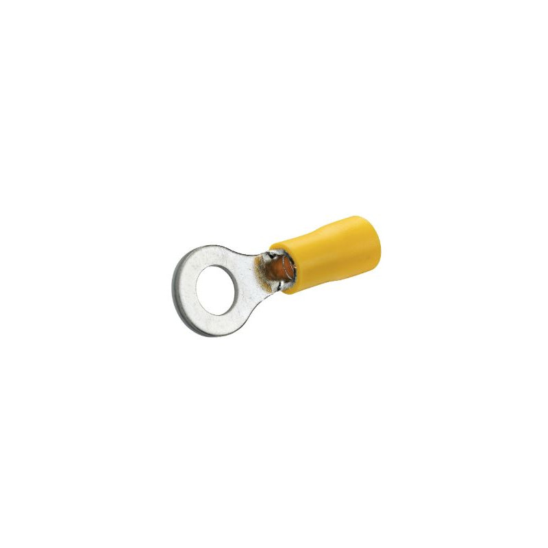 Cosse à œillet pré-isolée D6 mm jaune - Debflex 711022 - 10 pièces